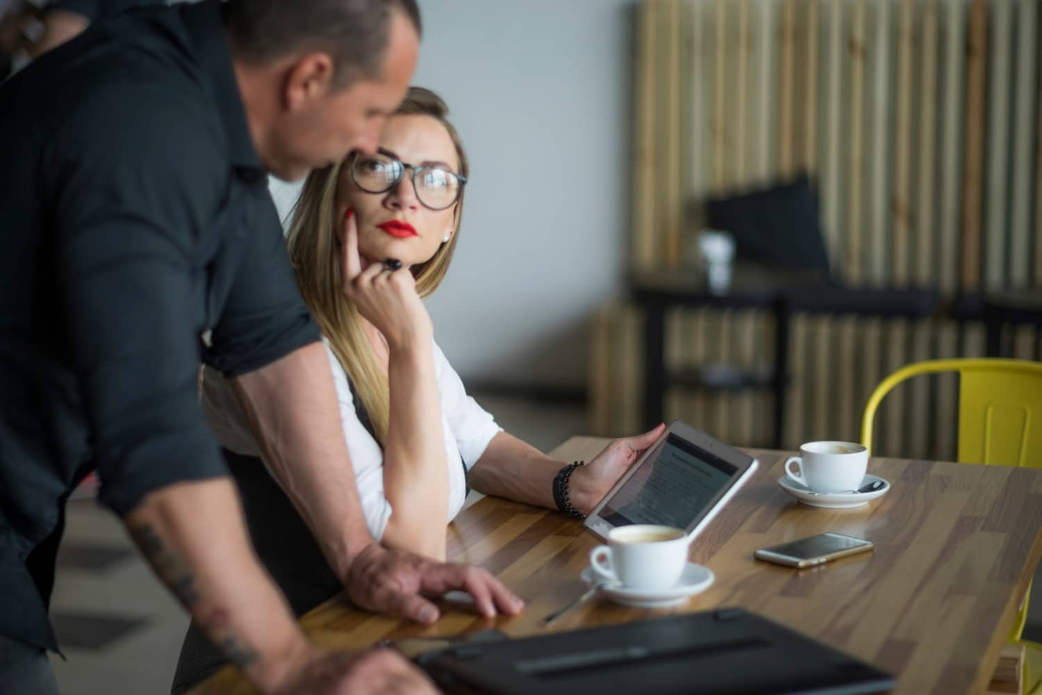 Des personnes en entreprise