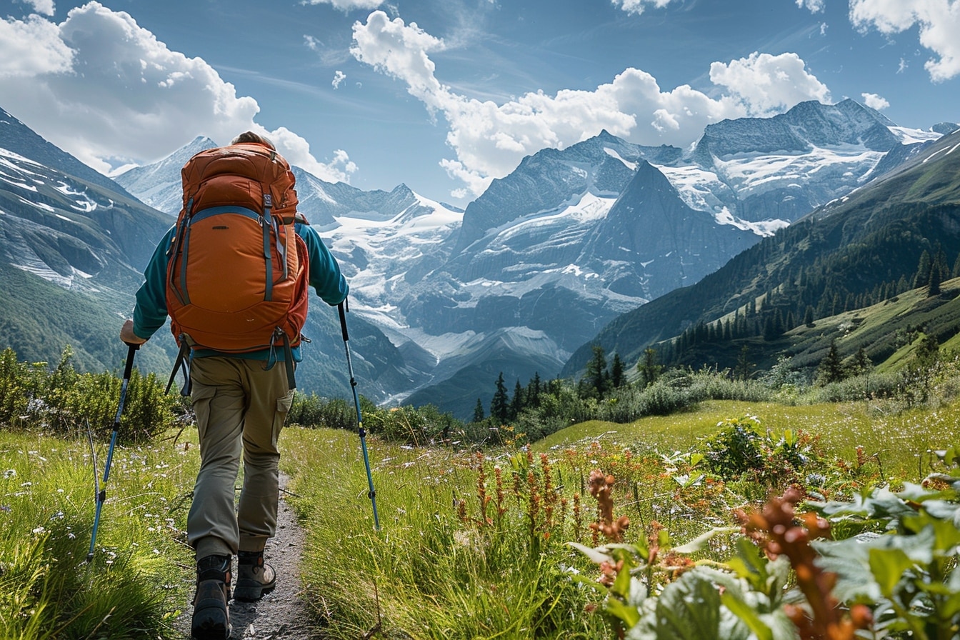 matériel trekking alpes