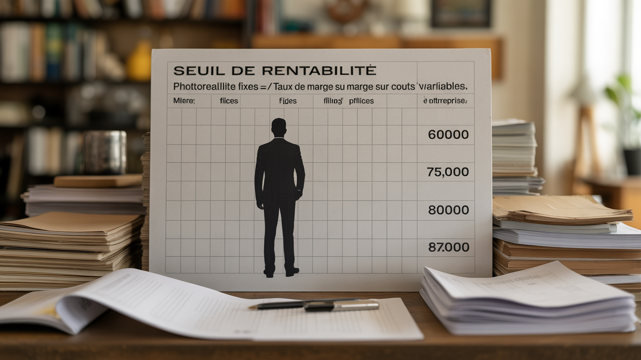 Schéma calcul seuil de rentabilite formule et exemple