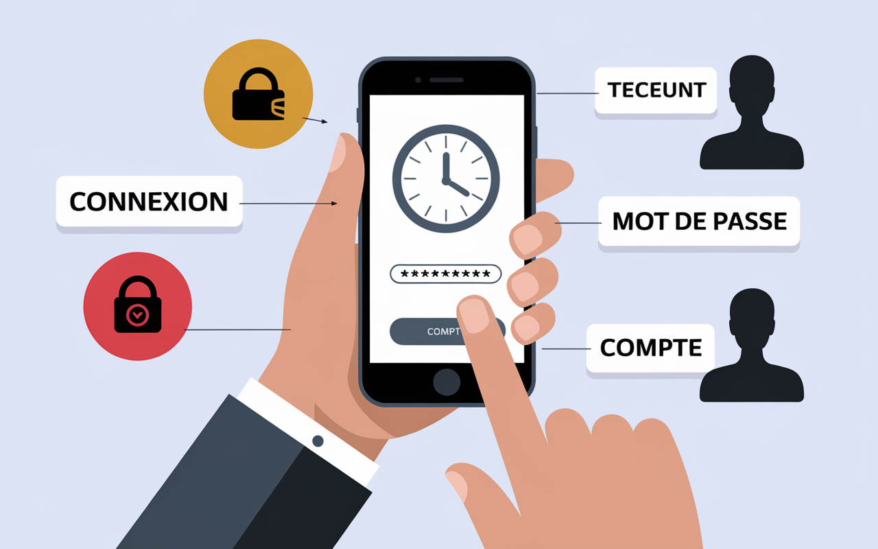 Connexion rapide espace personnel HR4You smartphone