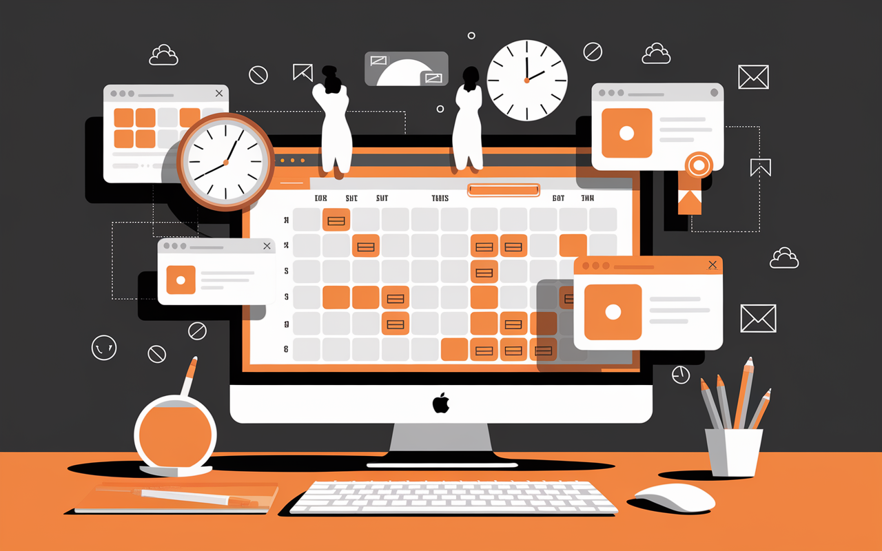 ecran outils agenda disponibilites