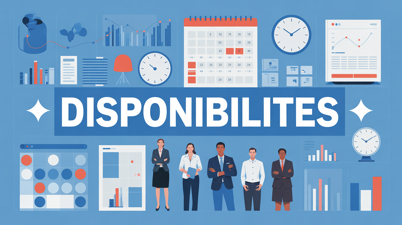 planning disponibilites stylees professionnels
