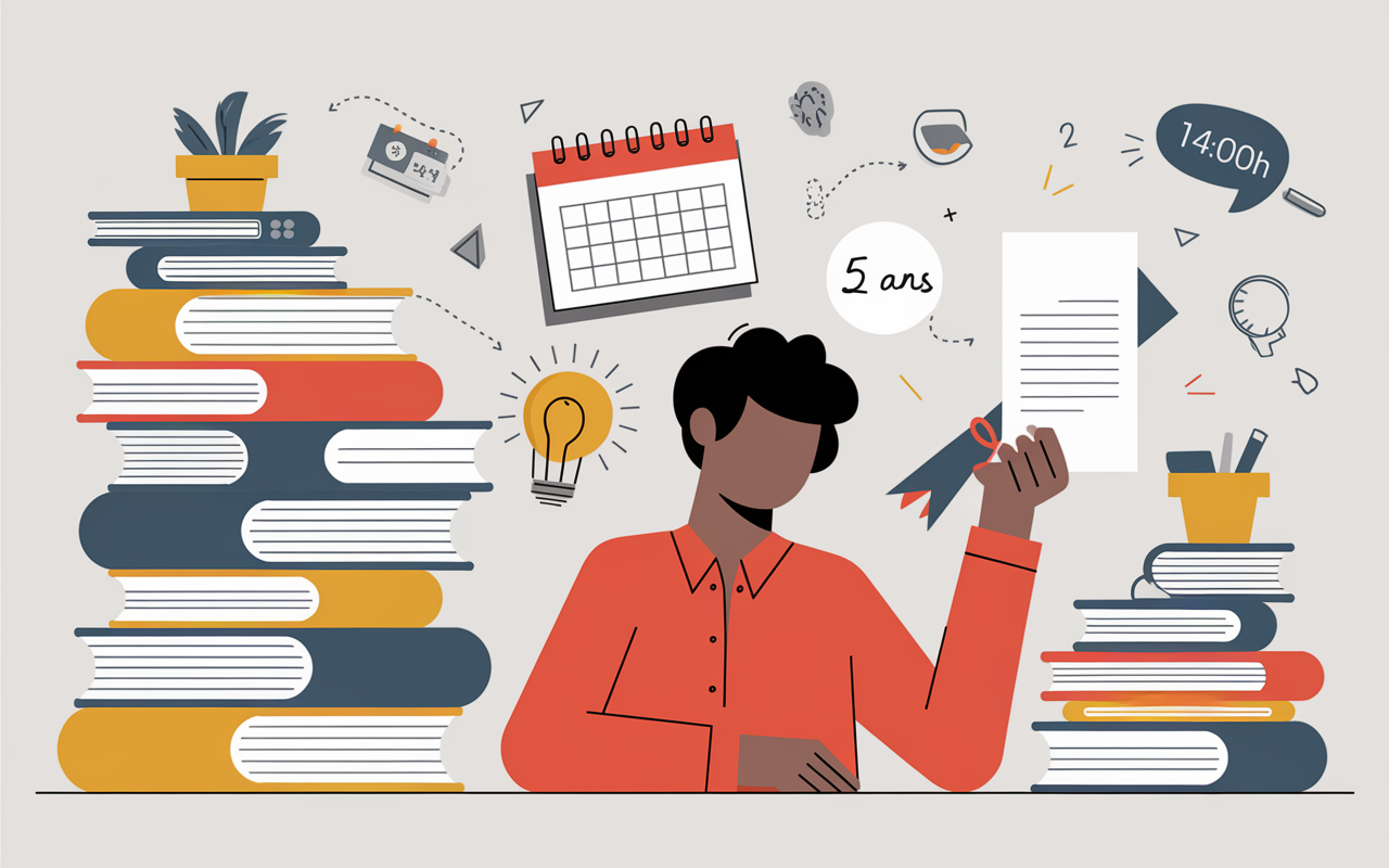 etapes formation mkde piles livres diplomes