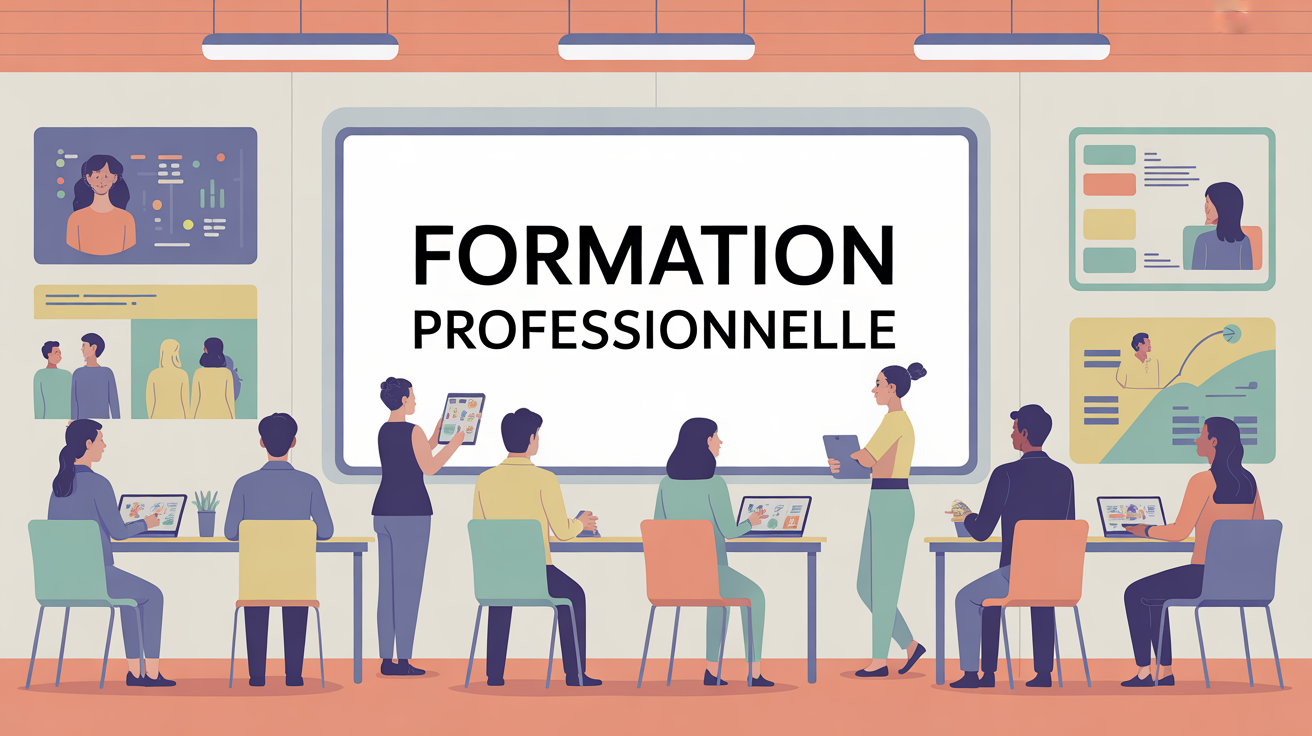 formation professionnelle moderne technologie et supports physiques