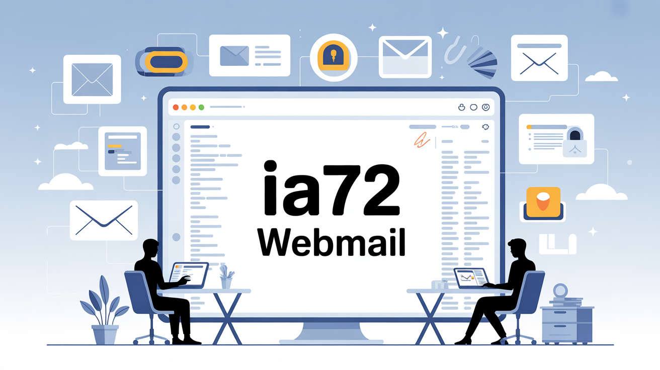 Ecran webmail IA72 avec titres et icones securite