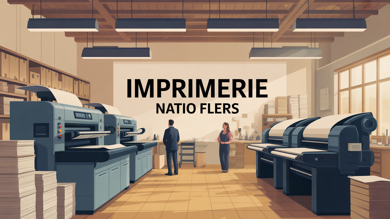 Imprimerie Natio Flers machines impression et professionnels