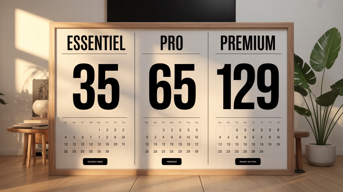 location site internet tableau packs comparatif