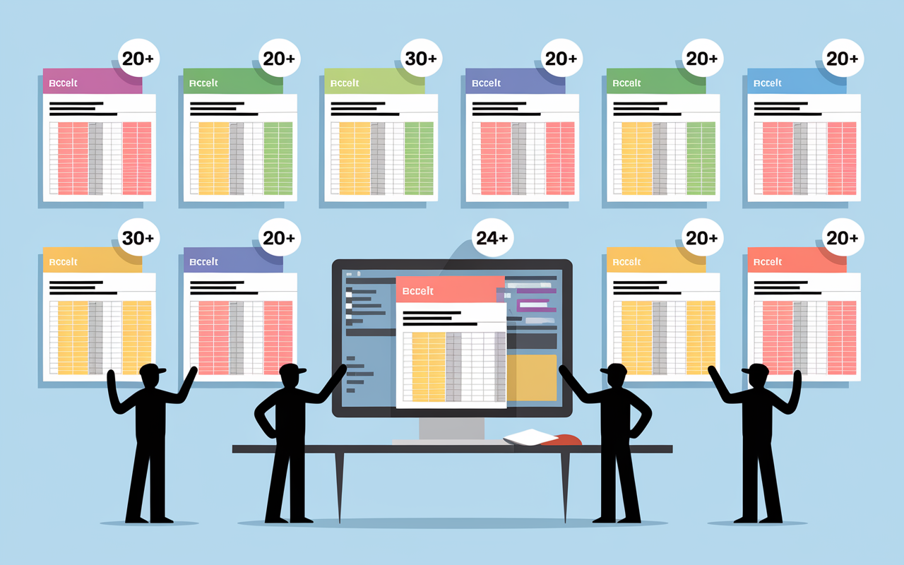 Comparatif rapide modeles Excel maintenance telechargeables