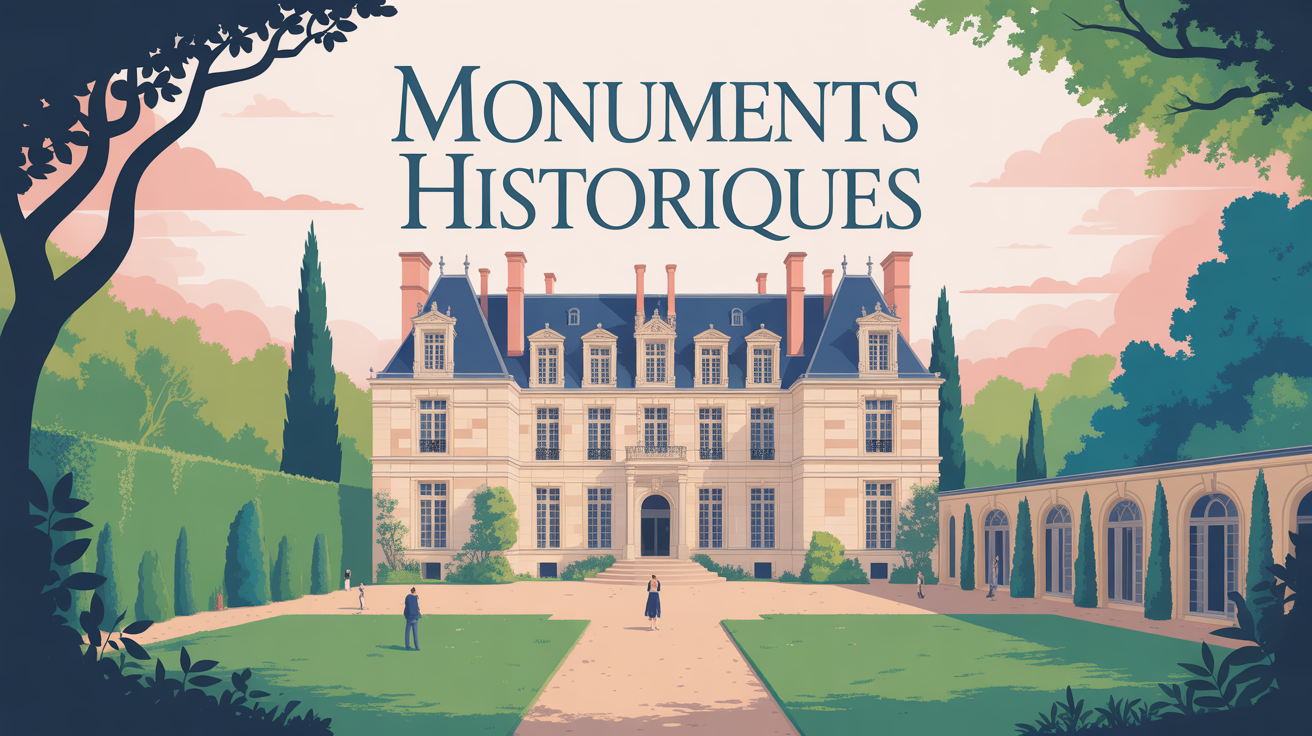 Illustration SEO manoir monuments historiques fiscalité