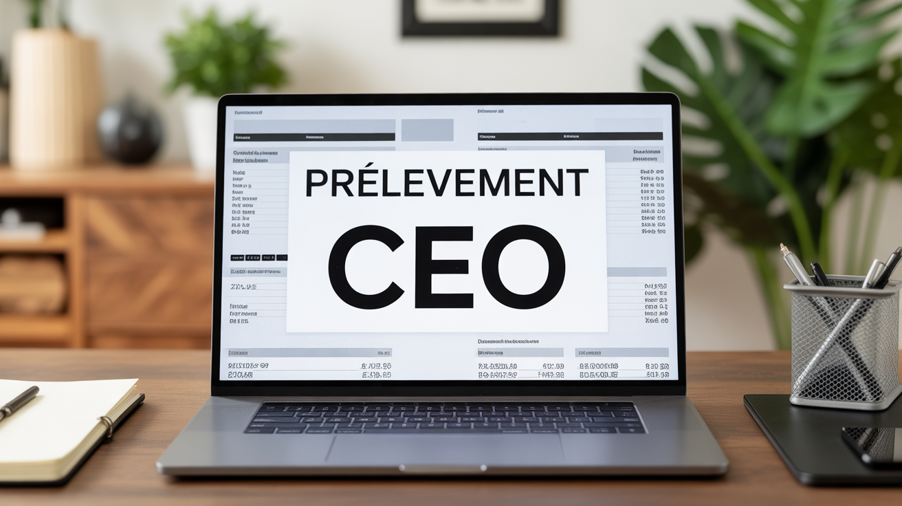 Visuel bureau avec relevé montrant prelevement CEO Veolia