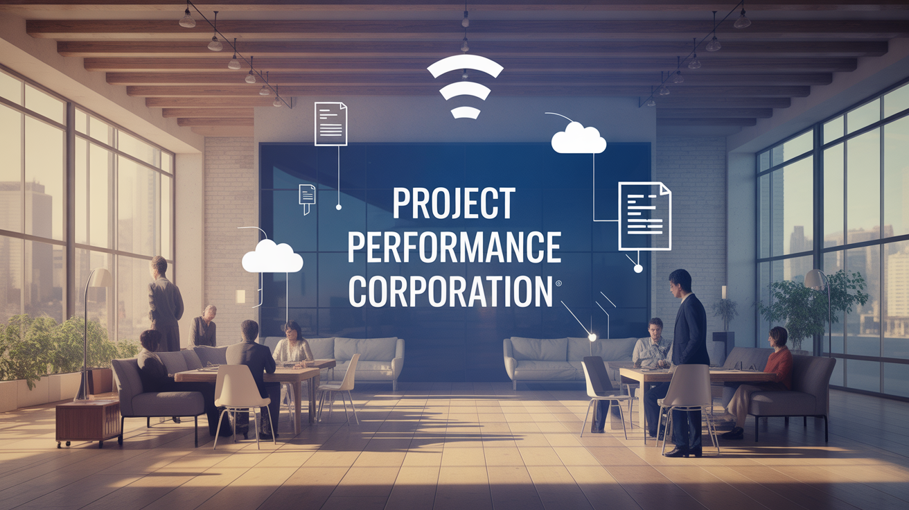 Tableau stylisé agence publique IT cloud Project Performance Corporation