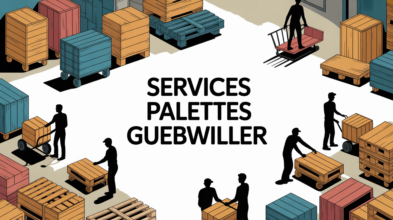 Services palettes Guebwiller entrepot illustration