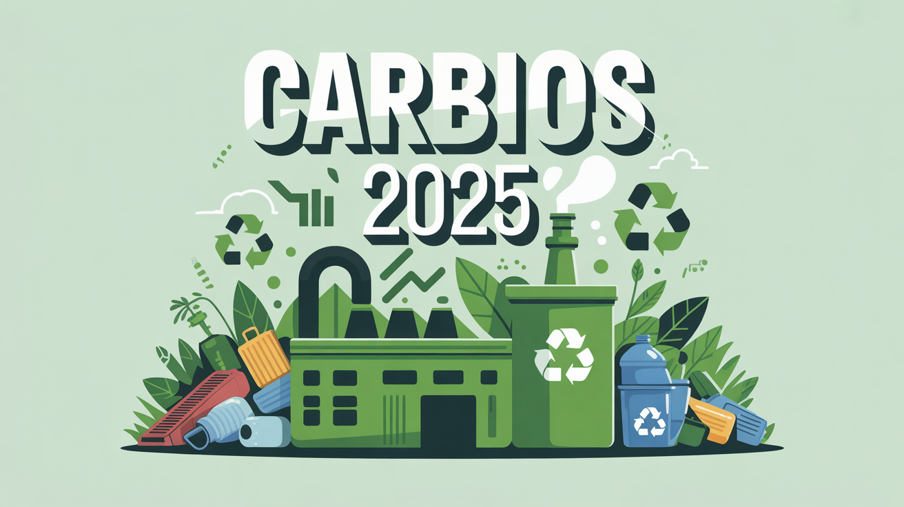 Carbios 2025 visuel usine verte et recyclage plastique