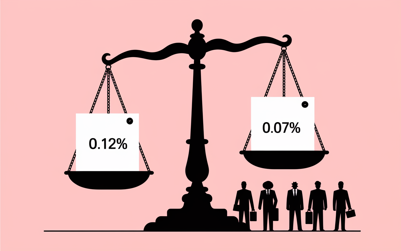 Balance comparatif ETF S&P 500 frais et performance