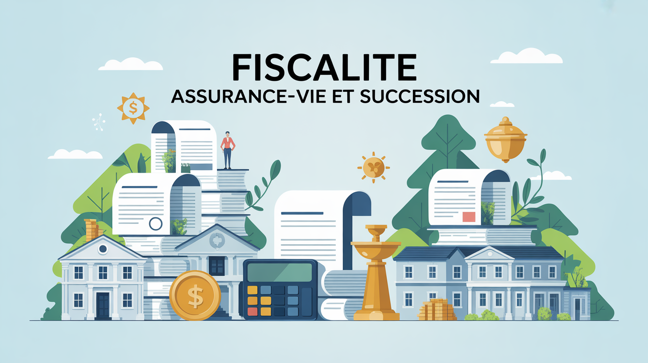 Illustration fiscalité assurance vie succession, contrats et patrimoine