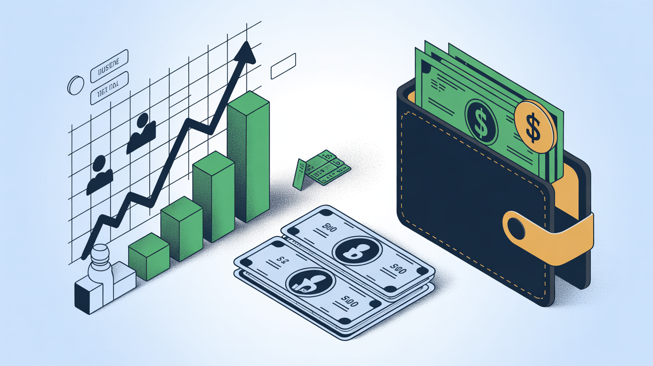 illustration investissement s p 500 etf graphique grandes entreprises