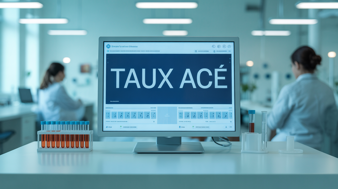 illustration laboratoire analyse taux ace