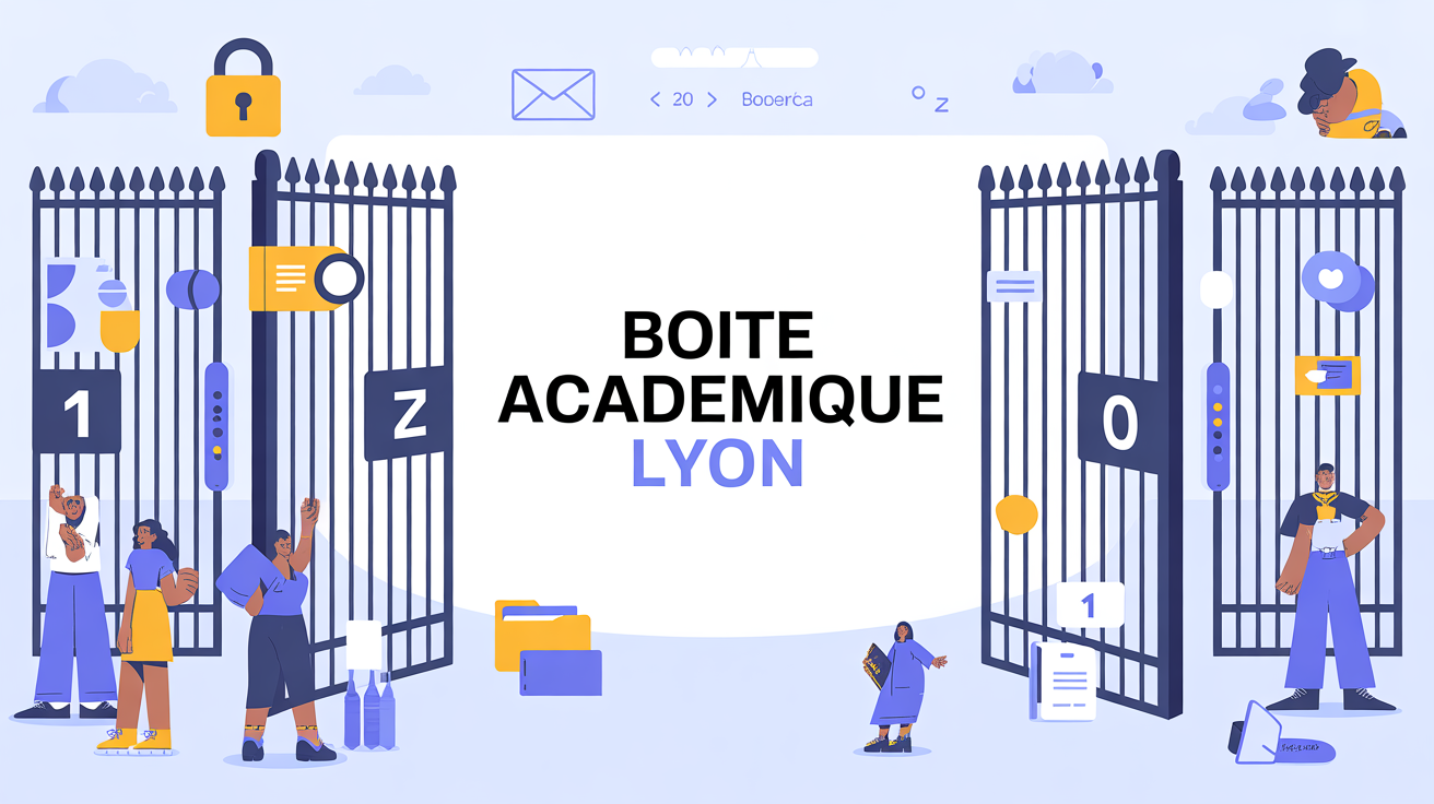 Illustration portail numerique Boite Academique Lyon