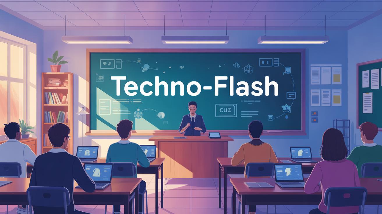 Classe technologie college avec animations et quiz Techno-Flash