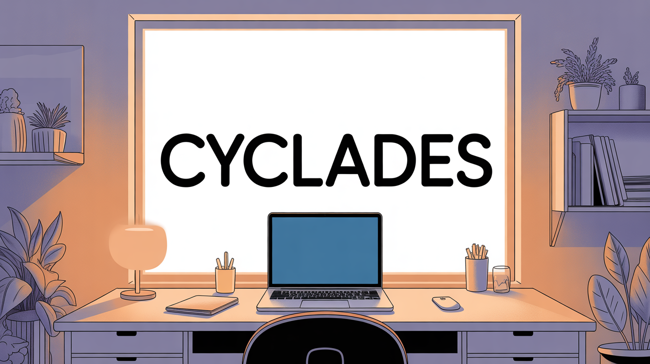 Fenetre de connexion Cyclades sur ordinateur portable