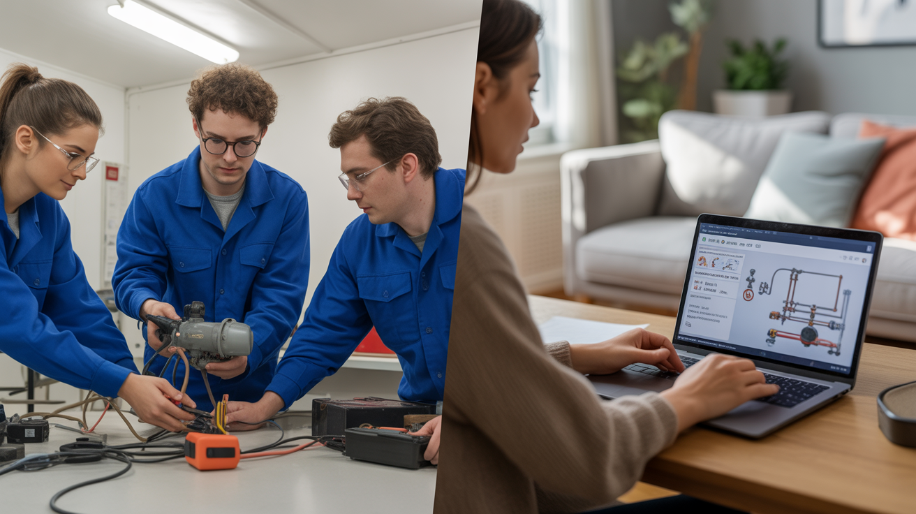 Formation électricien : quelles sont les options en présentiel et à distance ?