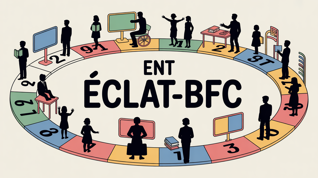 ENT ECLAT BFC connecte eleves parents enseignants numerique