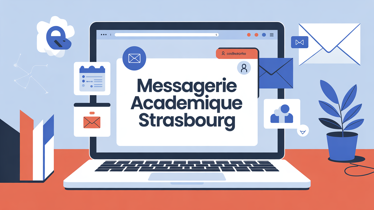 Messagerie academique Strasbourg illustration