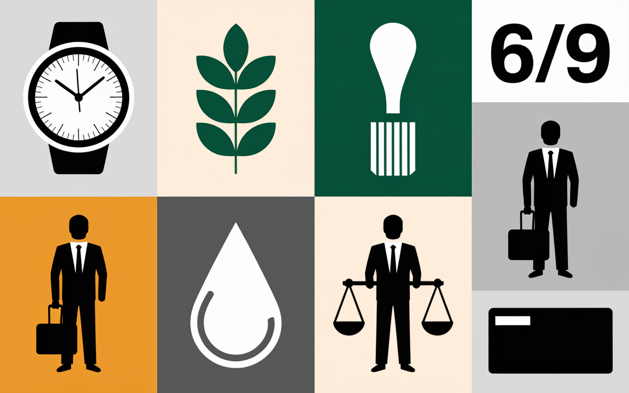 Collage metiers commencant par H vue ensemble