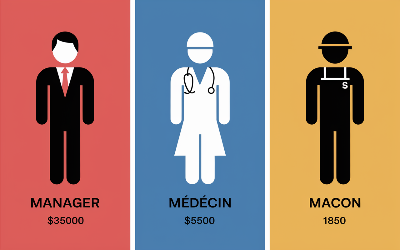 trois profils metiers en m salaires en image
