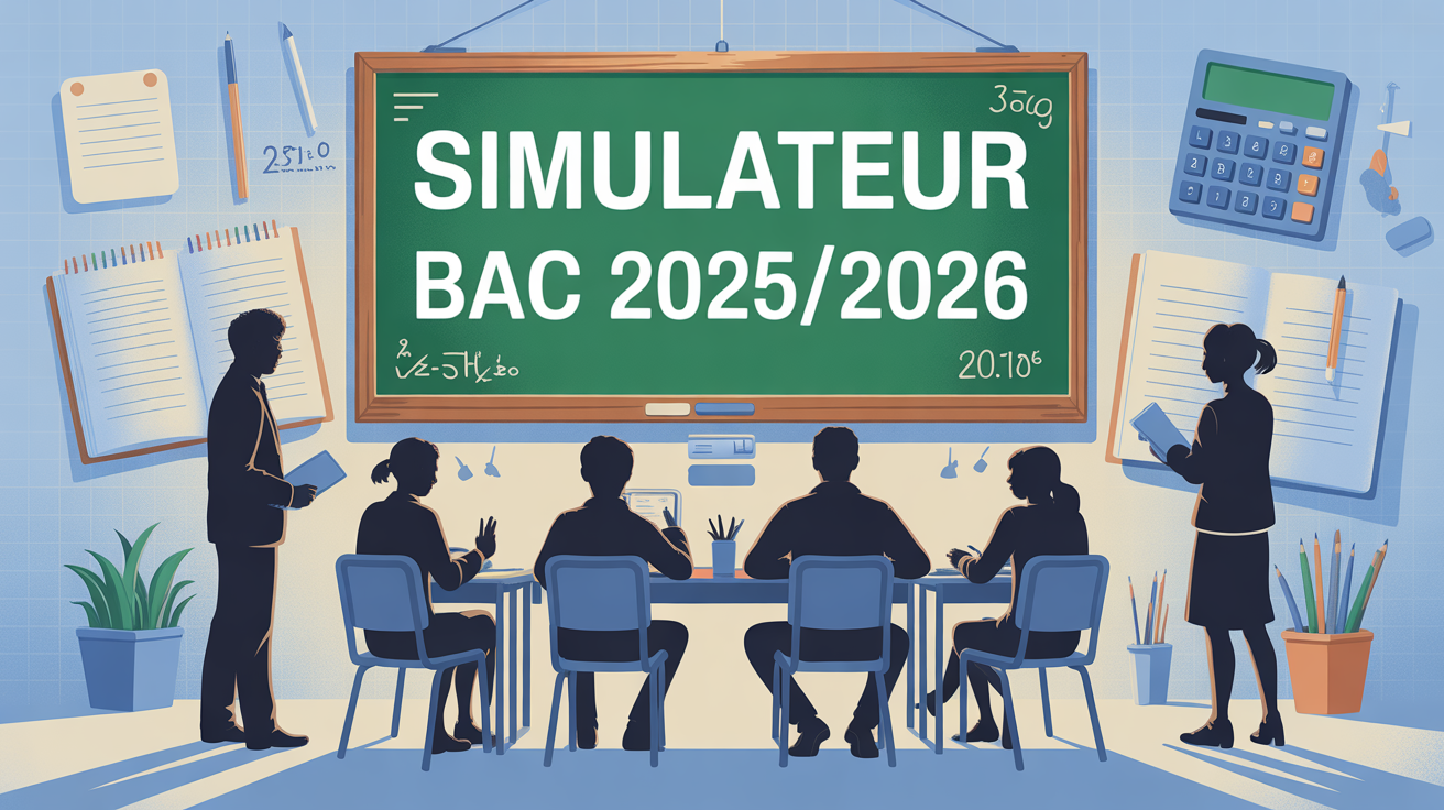 simulateur bac 2025 2026 bureau numerique lycéens parents