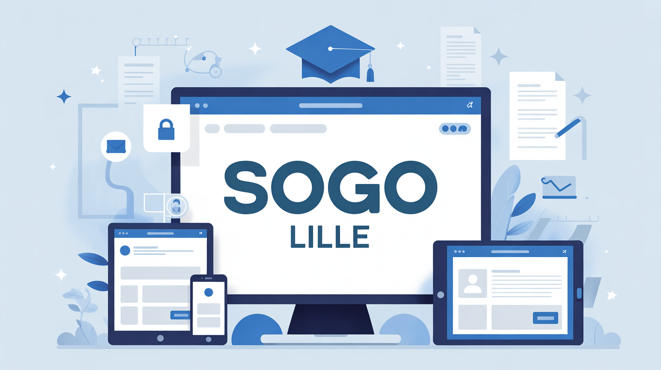 Sogo Lille messagerie sur ordinateur tablette smartphone sécurité