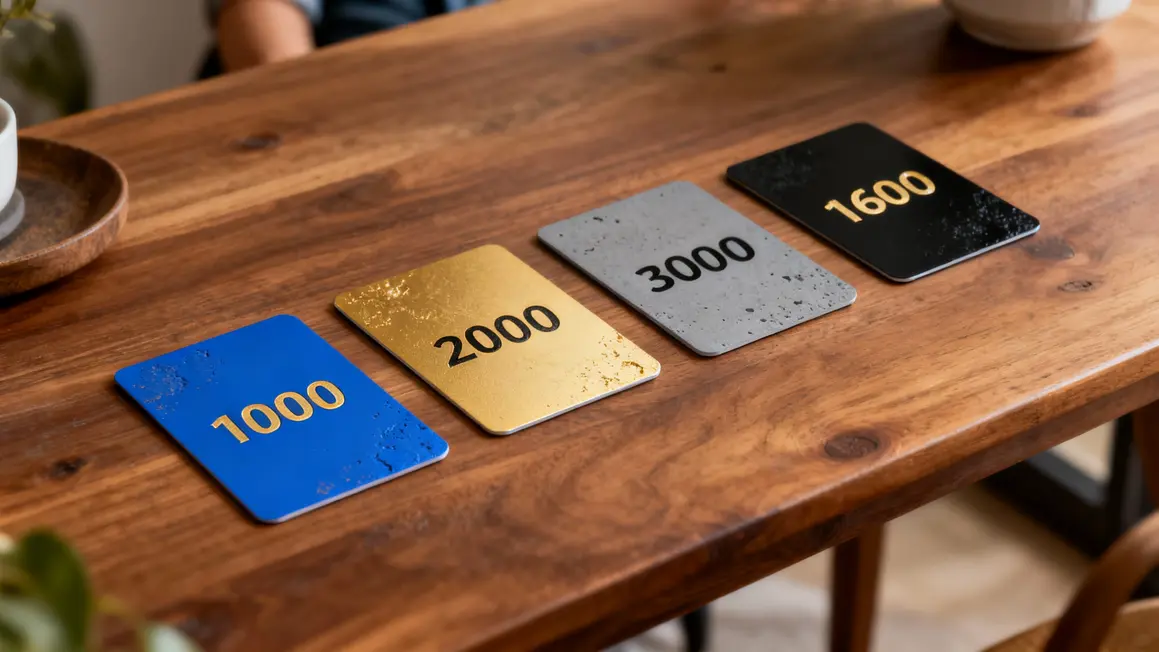 Comparatif plafonds cartes Gold et Black
