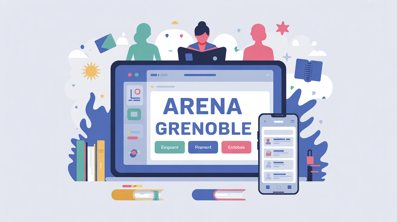 arena grenoble extranet educatif sur ordinateur et smartphone