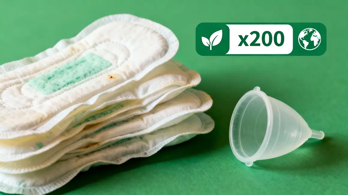 comparatif dechets culotte menstruelle ecologique x200