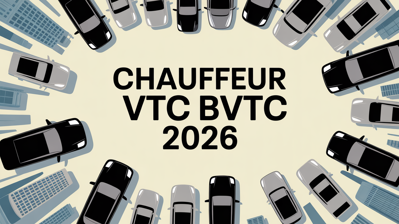 vue ville moderne devenir chauffeur vtc bvtc