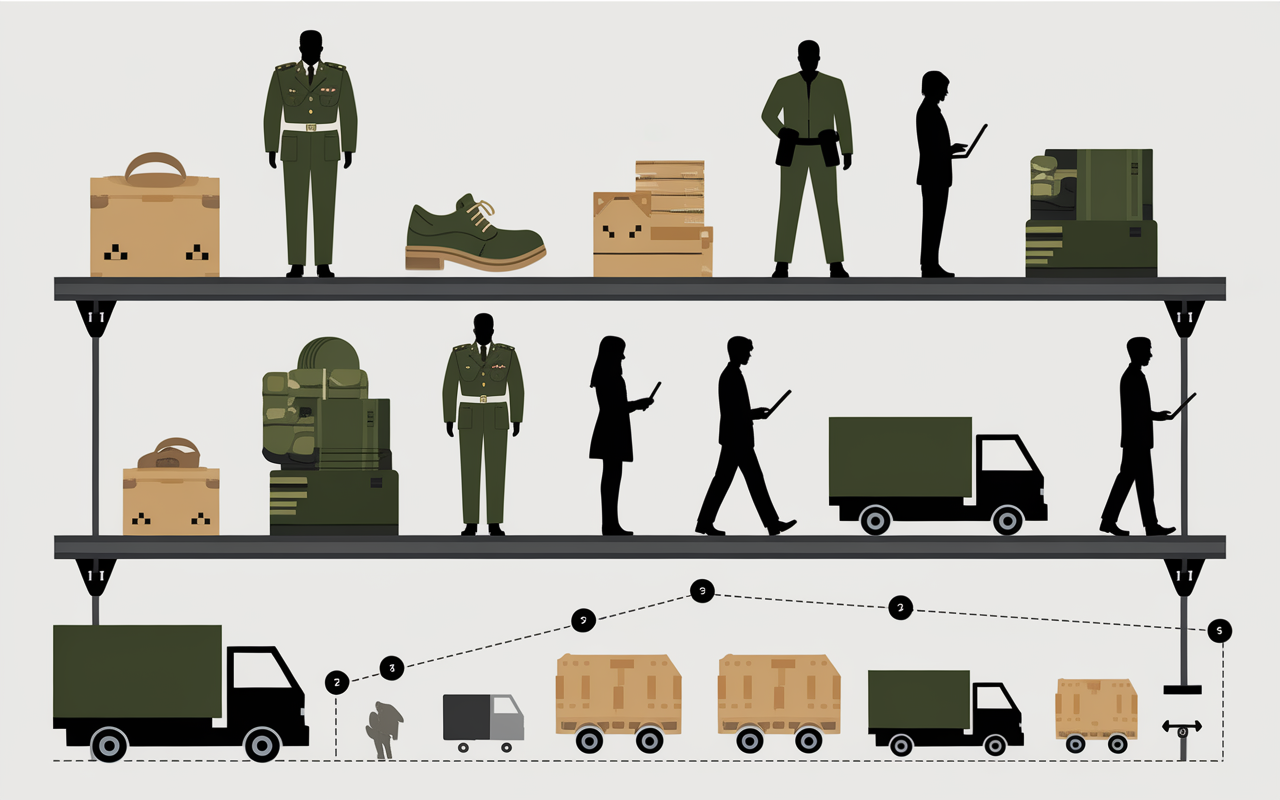 e-habillement gestion logistique automatisee