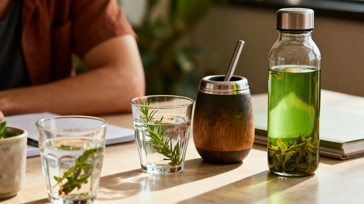 Hydratation saine eau et infusions