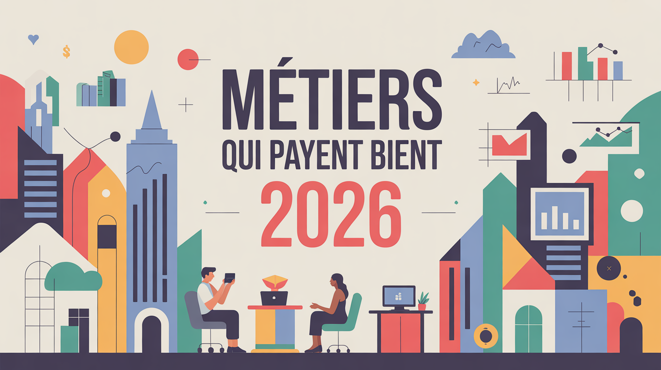 illustration metier qui paye bien 2026 ville moderne