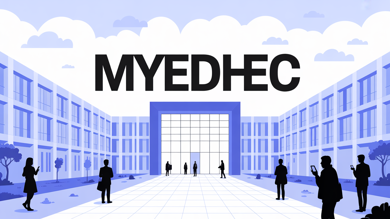 illustration myedhec portail numerique campus
