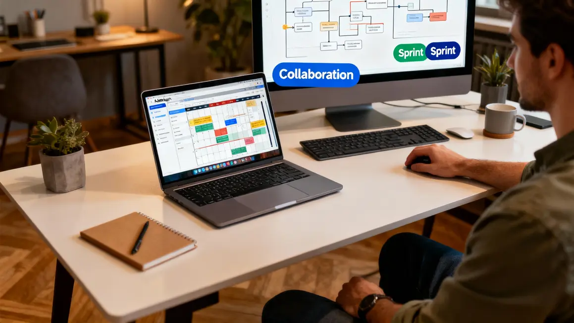 Bureau outils agiles, kanban, gestion projet, collaboration