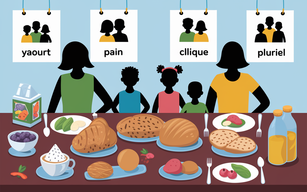 plurelya objets famille pluriel francais