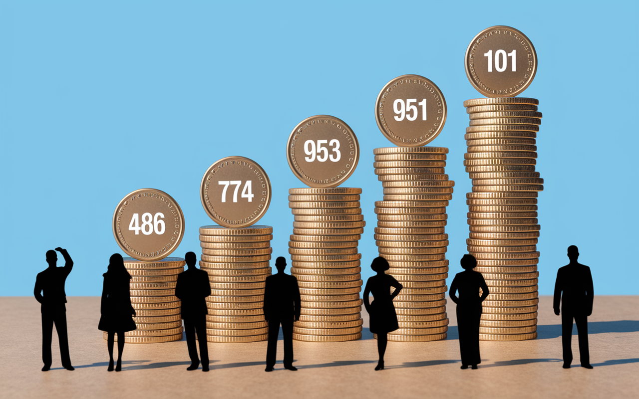 Tableau salaire alternance 2025 pile pièces âges