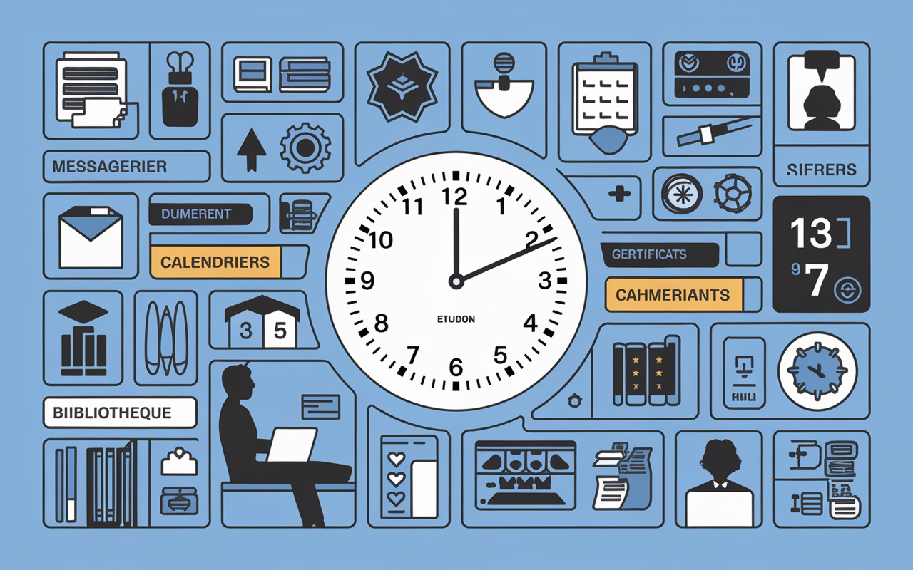 services numeriques ent mirail tableau de bord