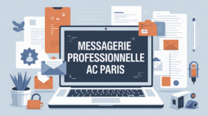 webmail AC Paris sur ordinateur portable
