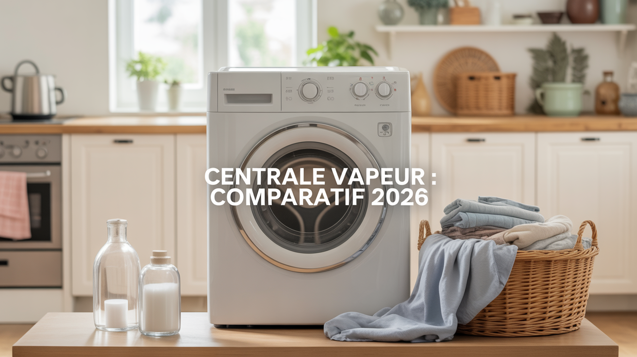 centrale vapeur comparatif 2026 avec linge repasse et centrale moderne