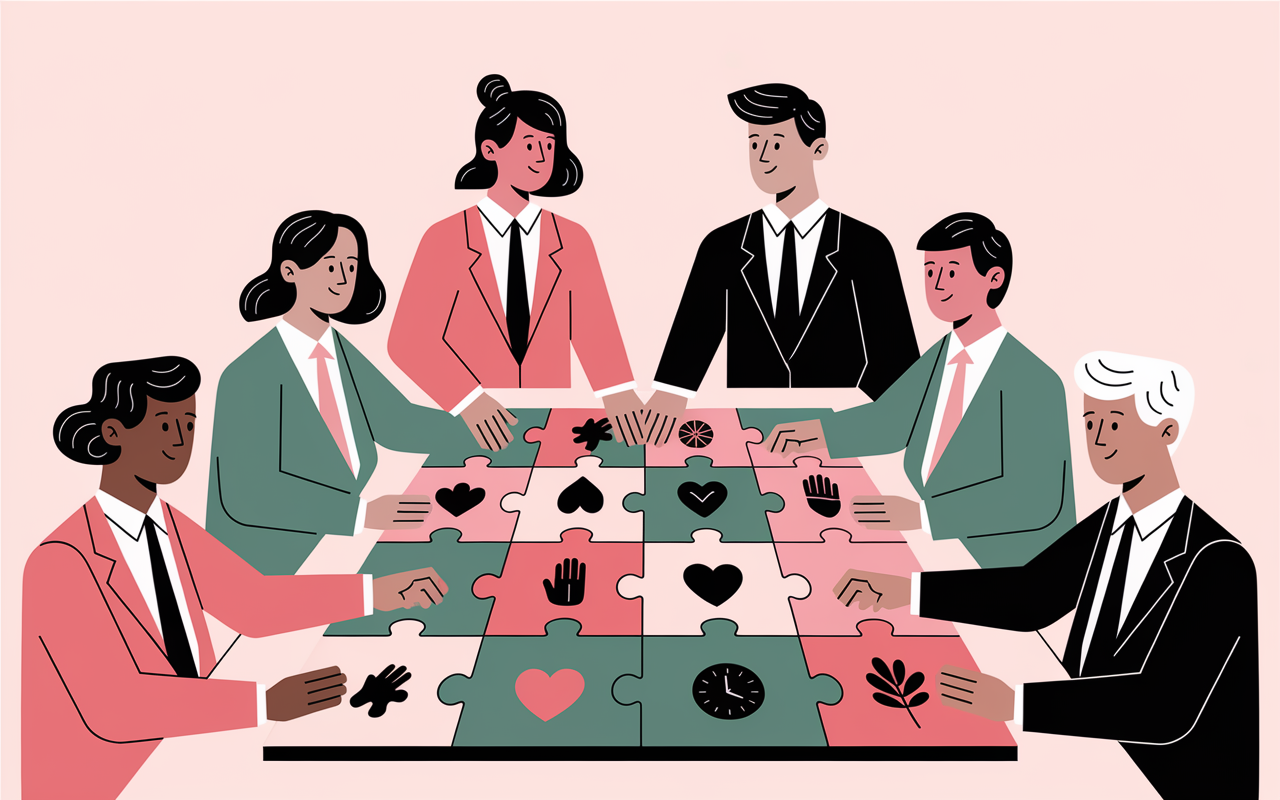 Conseil marque employeur valeurs puzzle equipe
