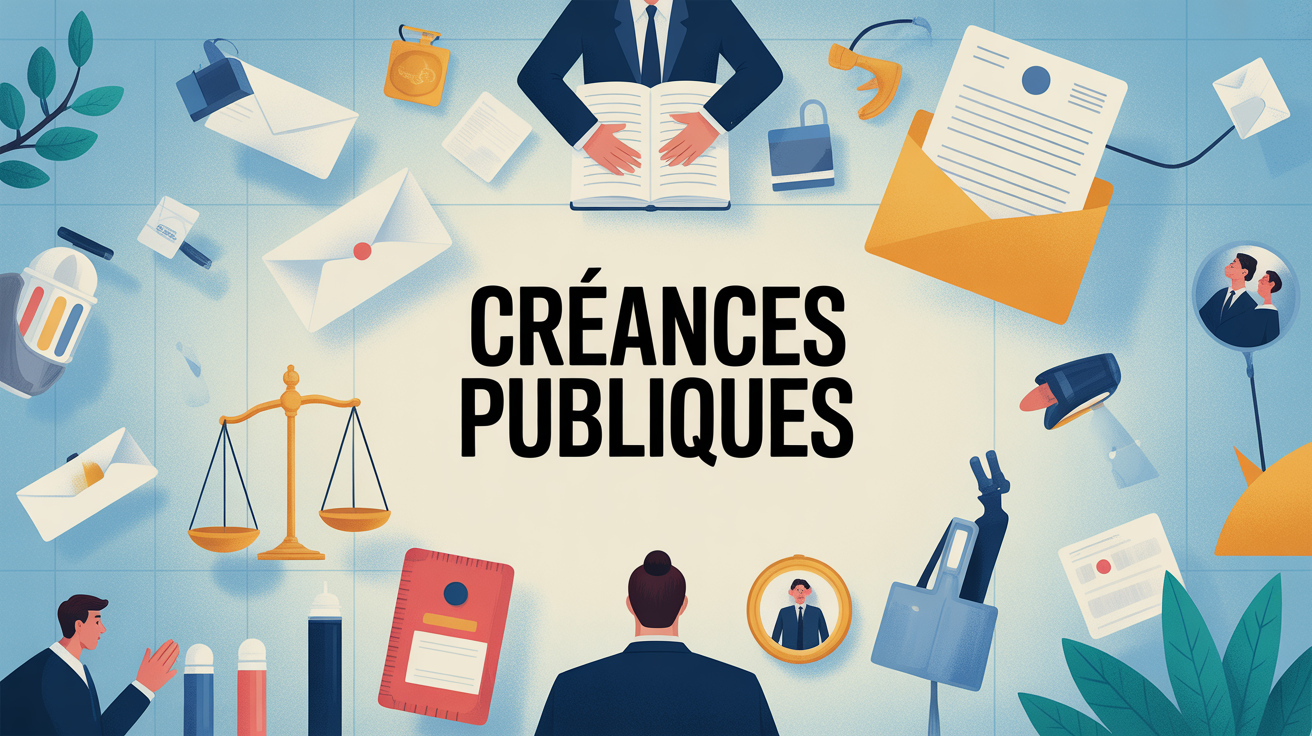 illustration creances publiques bureau administratif