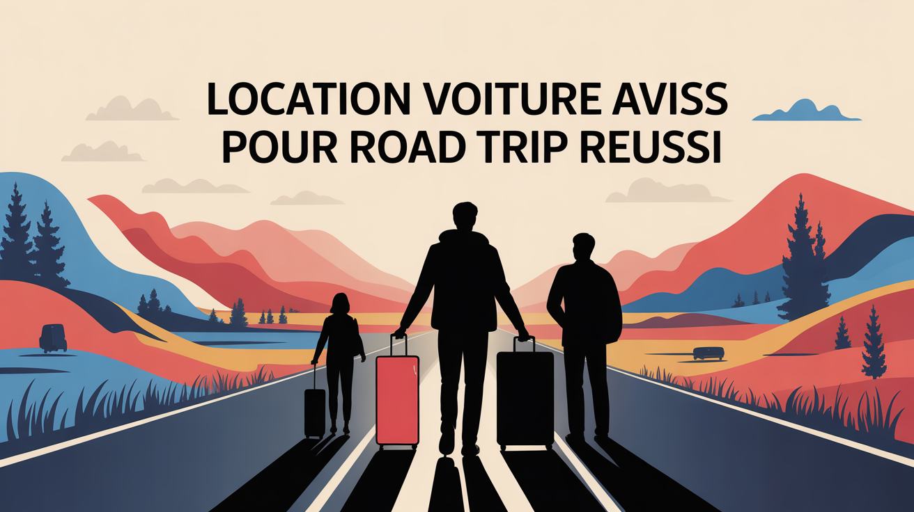 o voyage avis silhouettes chargeant bagages monospace