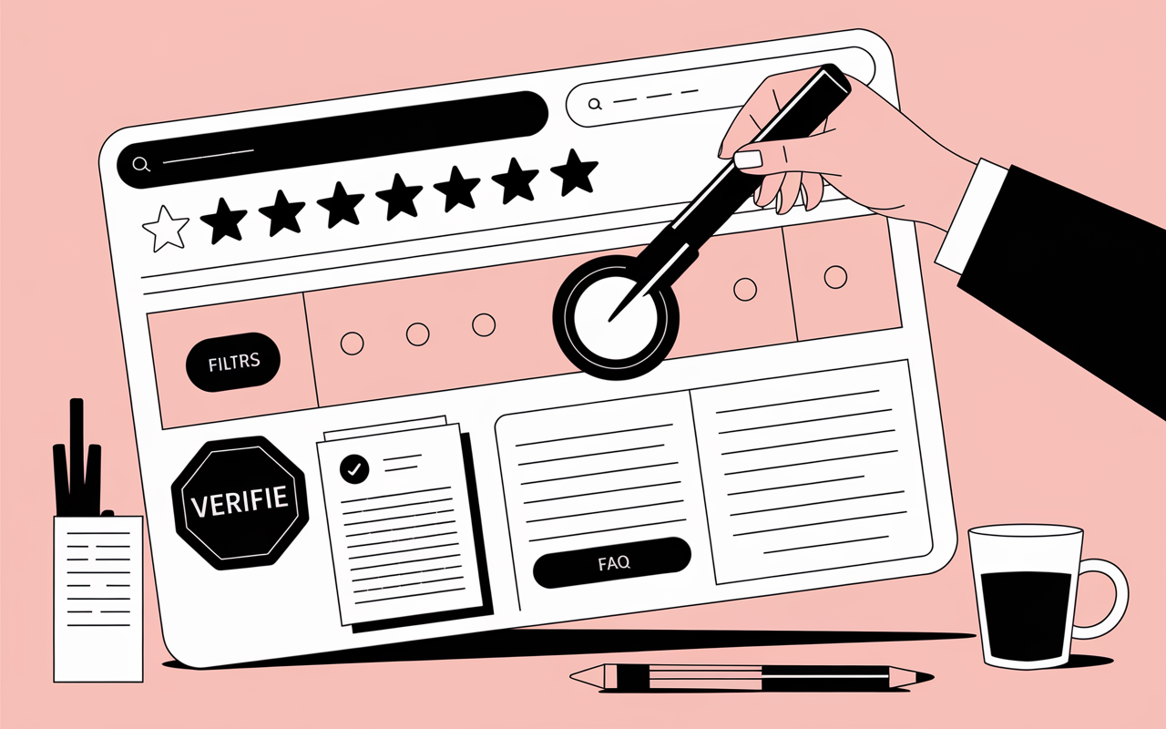 Filtres badges avis et notes fr guides