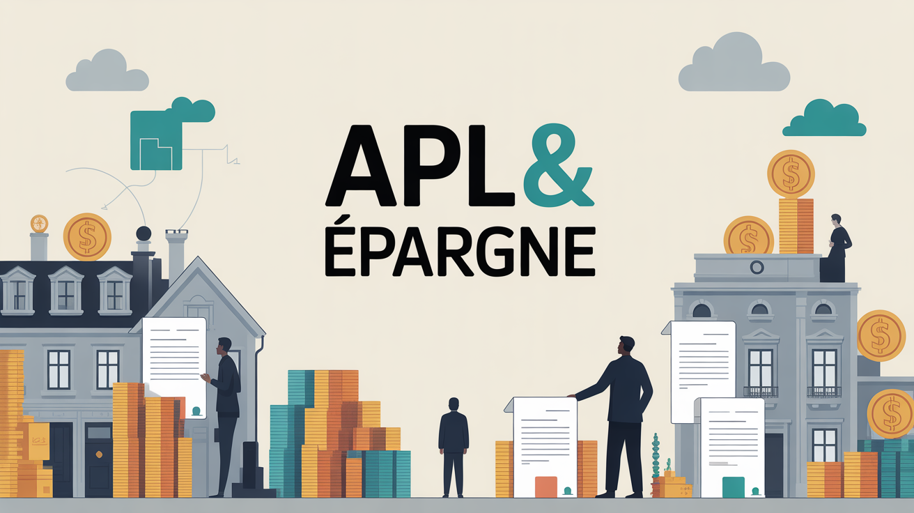 apl et epargne silhouettes et argent